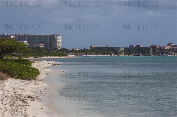 High rise resorts on Palm beach