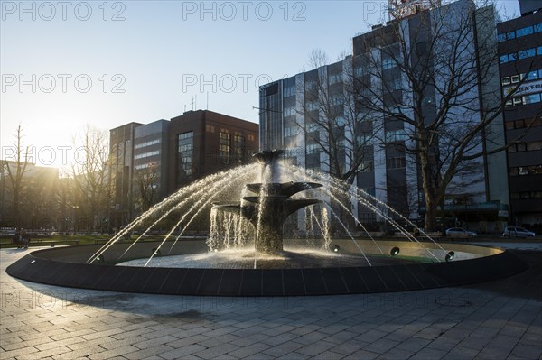 Fountain in the Odori park