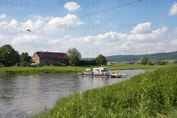 Weser ferry on Weser