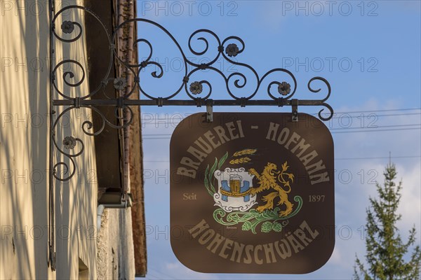 Nose sign of a historical brewery tavern