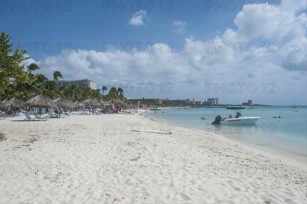 Turquoise water and white sand Arashi beach