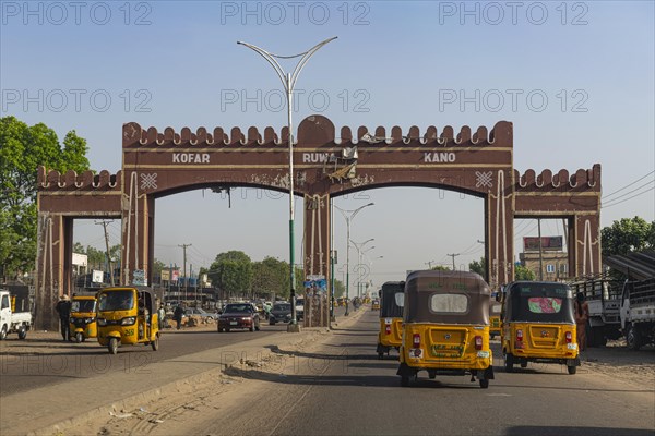 Restored gate in the old town of Kano