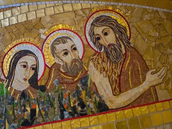 Mosaic in the Basilica of San Pio di Pietrelcina