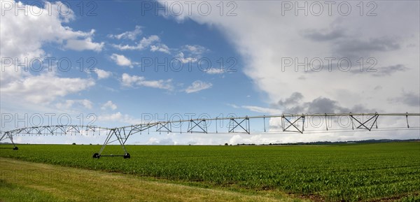 Irrigation system in the Limagne plain