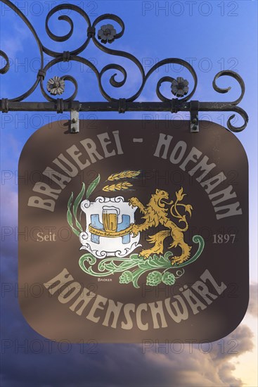 Nose sign of a historical brewery tavern