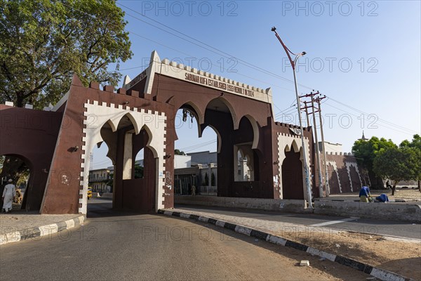 Restored gate in the old town of Kano