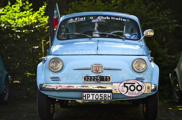 Front of a Fiat Nuova 500 Cinquecento