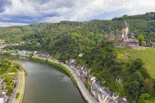 Imperial castle of Cochem on the Moselle