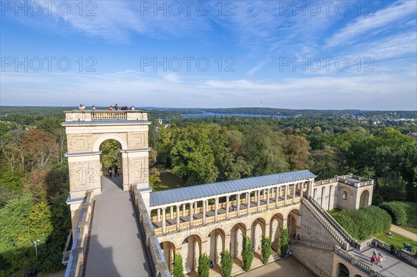 Viewing platform in the Belvedere on the Pfingstberg