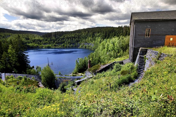 Goepeschachtl plant and flooded opencast mine