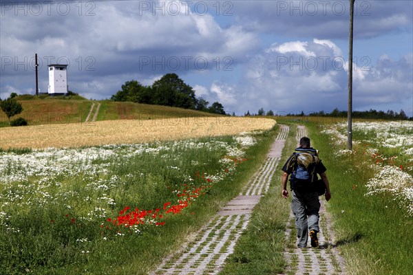 Man with backpack