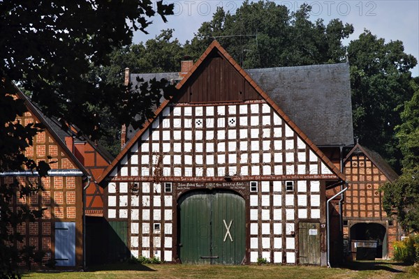 Half-timbered building