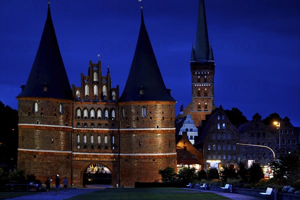 Illuminated Holsten Gate