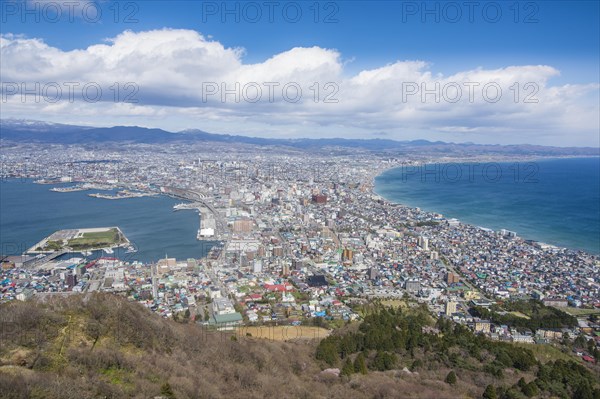 Outlook over Hakodate from Mount Hakodate