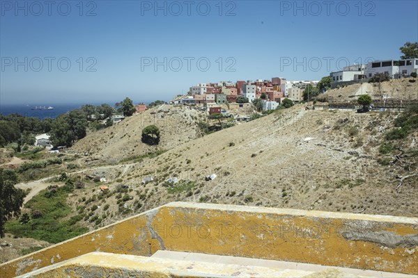 View towards northwest on the slopes of the Los Rosales neighbourhood