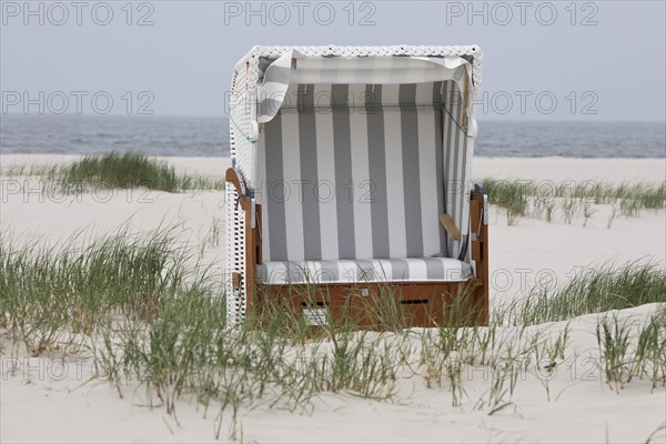 Beach chair at the beach