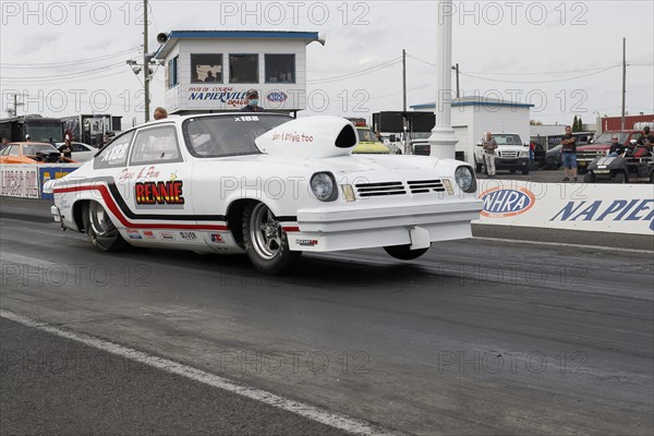 Jump start of a race car