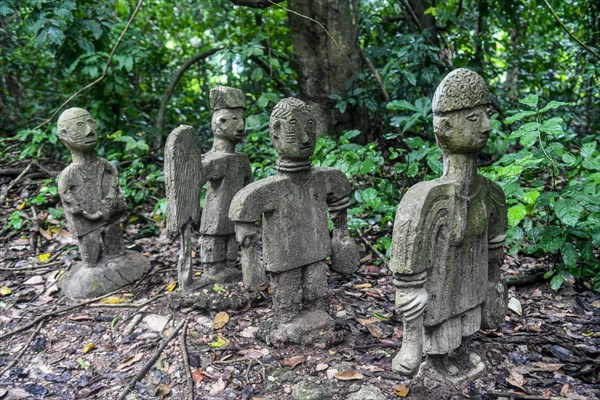 Voodoo scultpures in the Unesco site Osun-Osogbo Sacred Grove