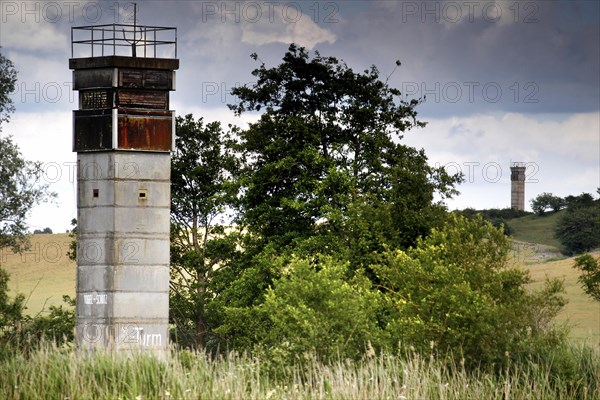 Observation towers of the GDR border troops
