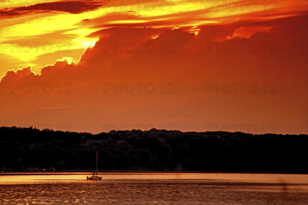 Sunset at the Ratzeburger Lake