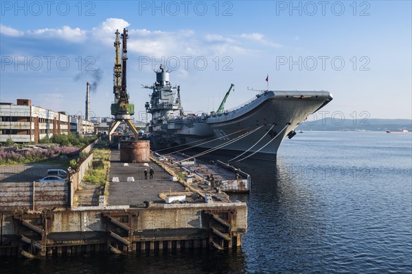 The only nuclear air carrier in Murmansk