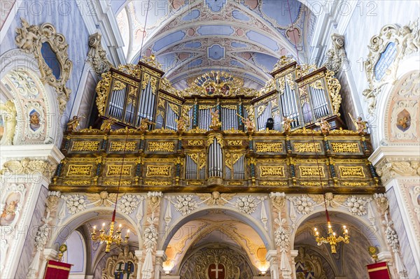 Organ in the church in Goettweig abbey