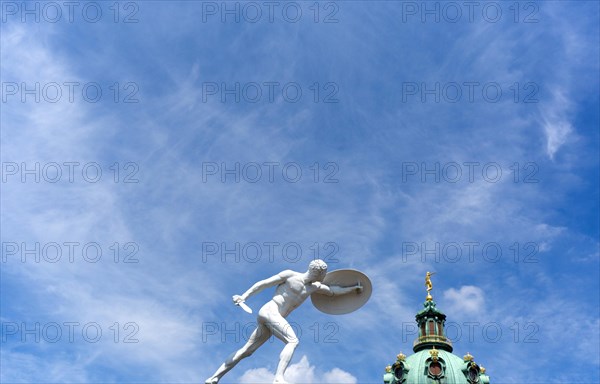 Warrior statue from the south portal of Charlottenburg Palace