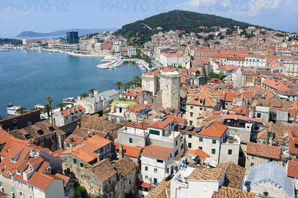 View over the roofs of Split
