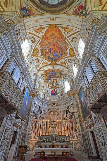 Altar and ceiling painting