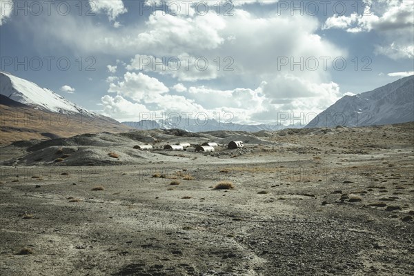 Abandoned Soviet Red Army fuel depot from the years of the war between the Udssr and Afghanistan