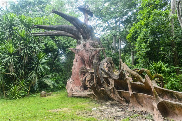 Voodoo scultpures in the Unesco site Osun-Osogbo Sacred Grove