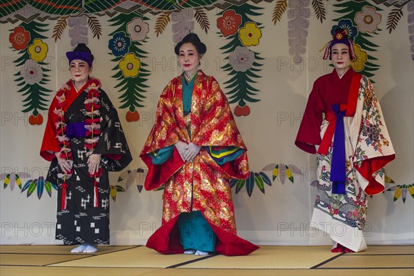 Traditional dressed dancers