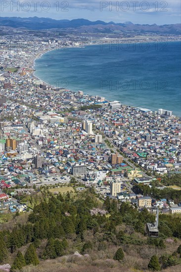 Outlook over Hakodate from Mount Hakodate