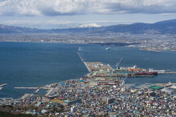 Outlook over Hakodate from Mount Hakodate
