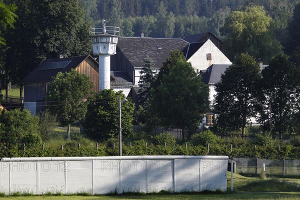 Observation tower of the border troops of the GDR