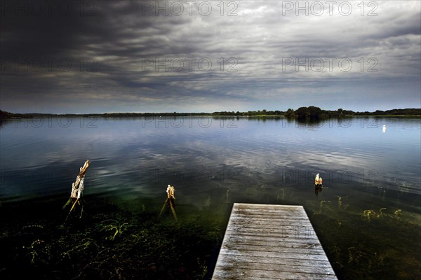 Footbridge in the Schaalsee