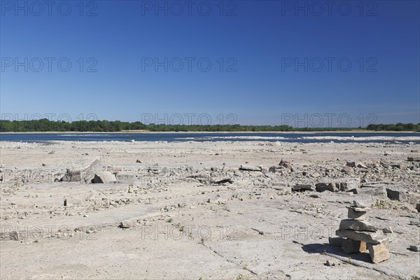 River at low level