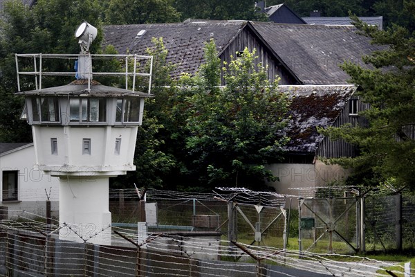 Observation tower of the border troops of the GDR