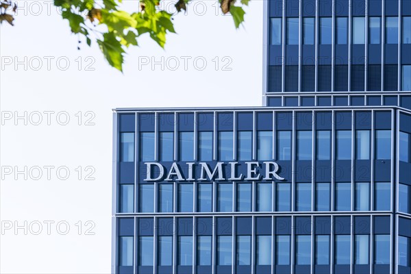 Lettering on facade