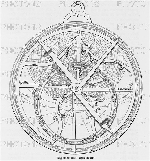 The astrolabe is an astronomical calculating and measuring instrument for the calculation of star positions