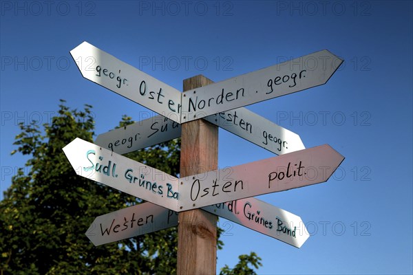 German Unity Sculpture Park at the former Henneberg-Eussenhausen border crossing