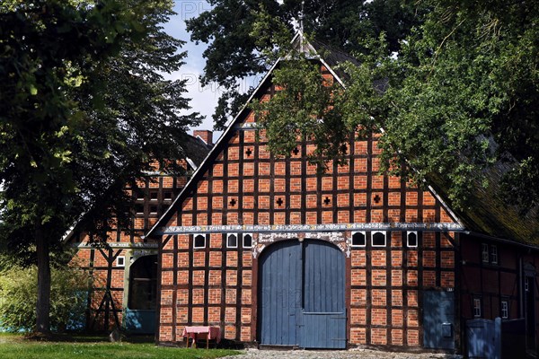 Half-timbered building