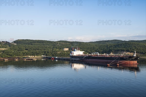 Oil tanker in Kola bay