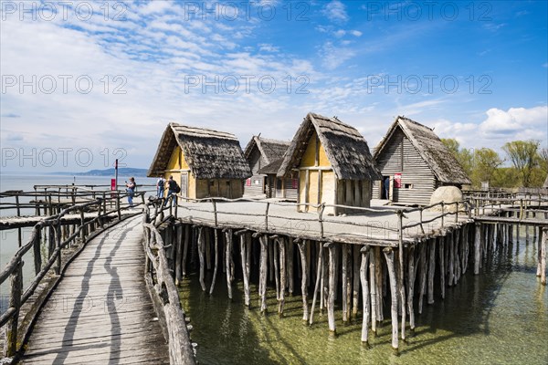 Unesco world heritage site the archeological open-air museum Stilt houses