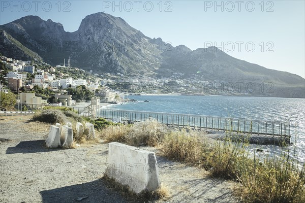 Panoramic view in south direction onto the settlement Benzu and the Moroccan coast