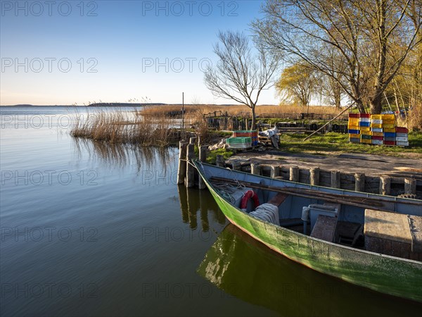 Small fishing port on the Peenestrom