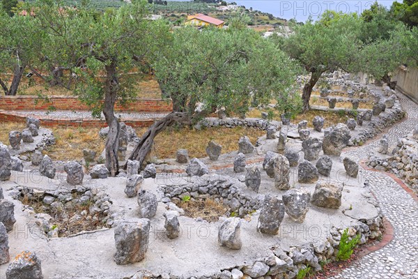 Thousands of sculpted figures by artist Filippo Bentivegna at Il Castello Incantato