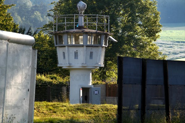 Observation tower of the border troops of the GDR