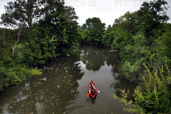 Paddlers on the Wakenitz