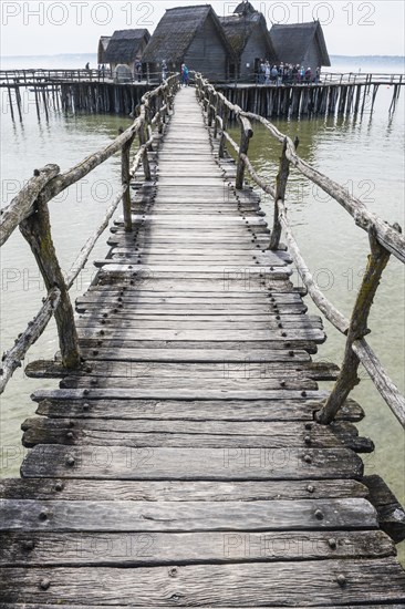 Unesco world heritage site the archeological open-air museum Stilt houses